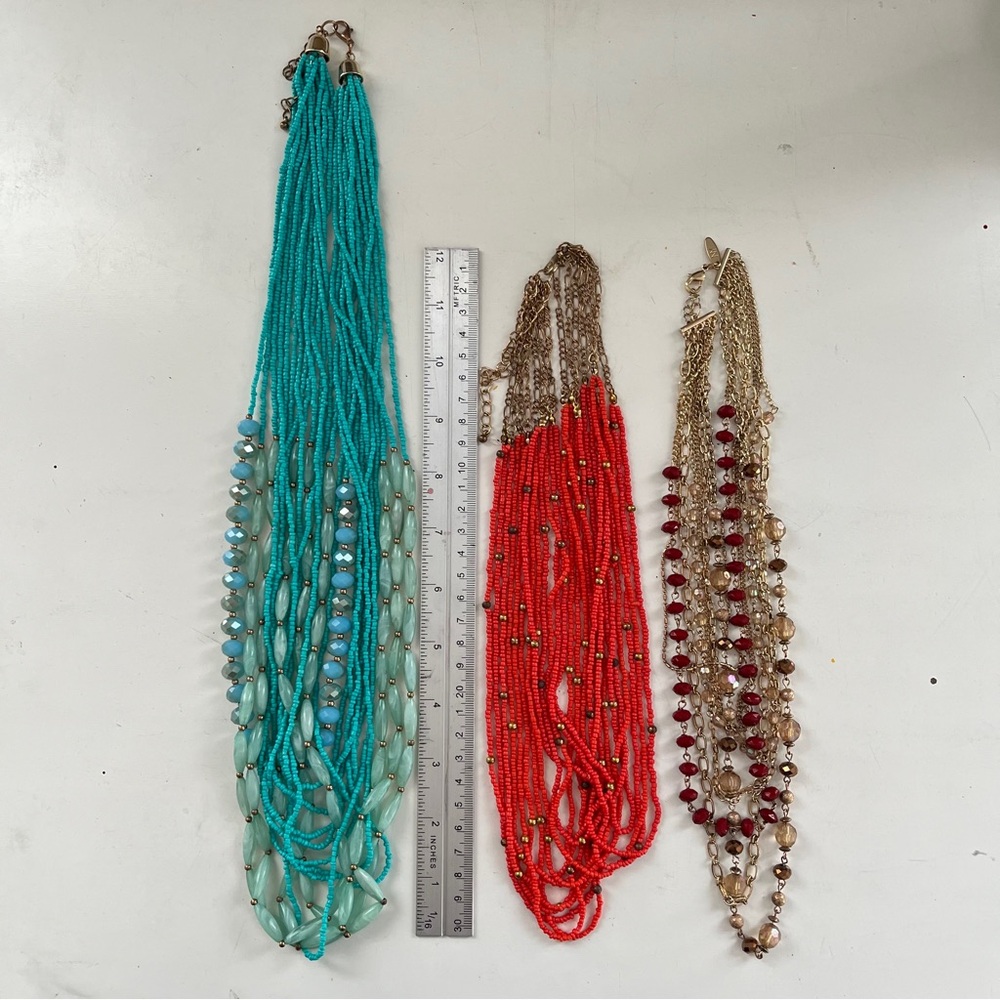 THREE NECKLACE BUNDLE-